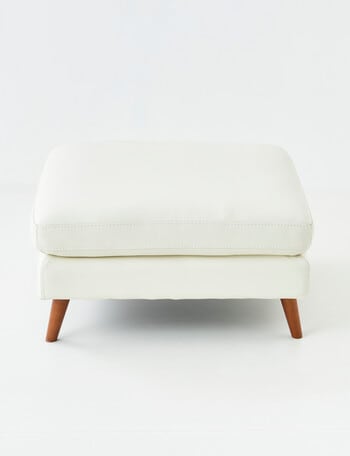 LUCA Furniture Hendrix Leather Ottoman product photo
