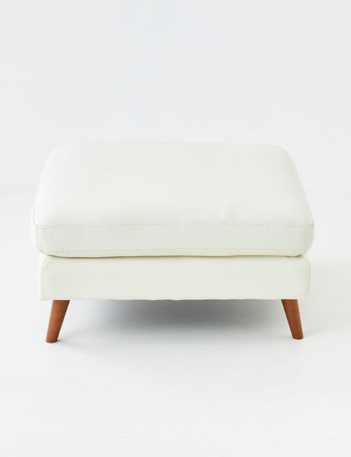 LUCA Furniture Hendrix Leather Ottoman product photo