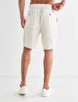 Gasoline Linen Shorts, Sand product photo View 02 S