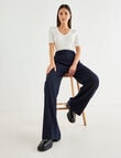 Oliver Black Regular Length Straight Leg Pant, Ink product photo View 03 S
