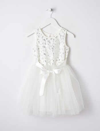Mac & Ellie Formal Ballerina Tutu Dress, Vanilla product photo