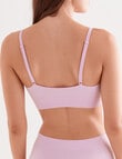 Honey Vegas Rib Triangle Crop Top, Candy Floss product photo View 02 S
