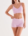 Honey Vegas Rib Triangle Crop Top, Candy Floss product photo View 03 S