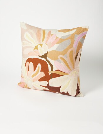 M&Co Fairfax Floral Cushion, Dawn product photo