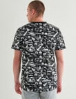 Tarnish All Over Island Print Tee, Black product photo View 02 S