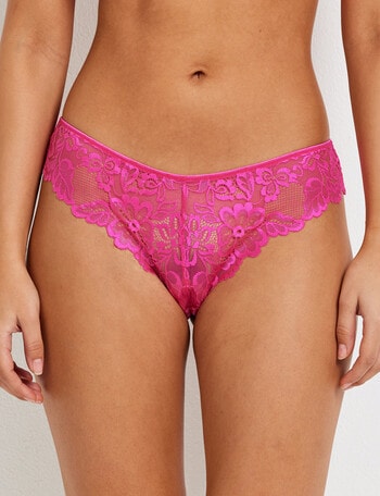 Perfects Brazilian Bikini Brief, Pink Yarrow, 8-16 product photo