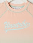 Wavetribe Ombre Short Sleeve Rash Top, Mint product photo View 04 S
