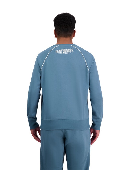 Canterbury Captain Piped Sweatshirt, Hydro Blue product photo View 02 L