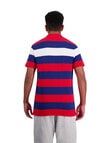 Canterbury Engineered Stripe Polo, Red & Blue product photo View 02 S