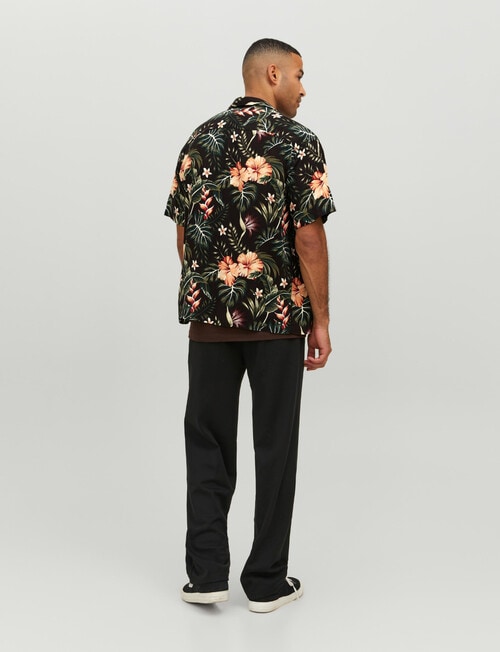 Jack & Jones Floral Shirt, Black product photo View 03 L