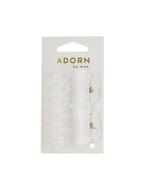 Adorn by Mae Large Clear Grip Claws, 2-Pack product photo View 02 L