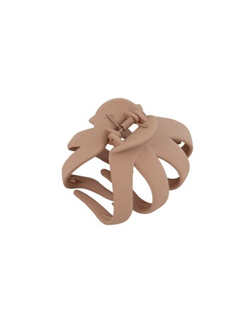 Adorn by Mae Large Octopus Clip, Matte Tan product photo