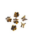 Adorn by Mae Mini Flower Grip Claws, Tortoiseshell, 6-Pack product photo View 02 S