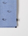 Mac & Ellie Dino Short Sleeve Polo Shirt, Blue product photo View 03 S