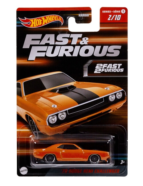 Hot Wheels Fast & Furious Themed, Assorted product photo View 02 L