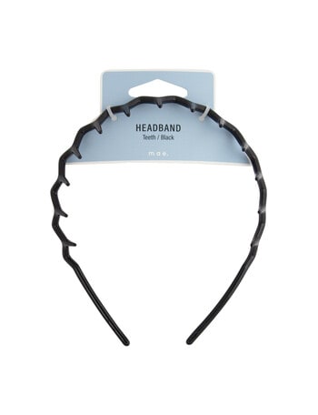 Mae Teeth Headband, Black product photo