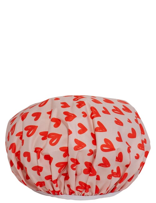 Simply Essential Luxe Shower Cap, Hearts product photo