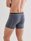 Jockey Performance Breathable Midway Trunk, Black Bean product photo View 02 S