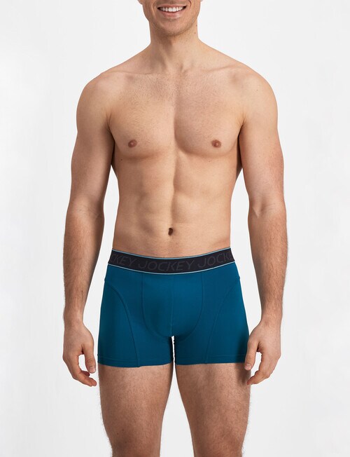 Jockey Quick Dry Trunk, Teal Underwear