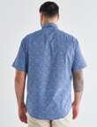 Logan Conick Short Sleeve Shirt, Blue product photo View 02 S