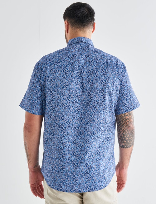 Logan Conick Short Sleeve Shirt, Blue - Casual Shirts