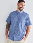 Logan Conick Short Sleeve Shirt, Blue product photo View 05 S