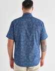 Logan Coope Short Sleeve Shirt, Chambray product photo View 02 S