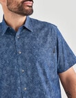 Logan Coope Short Sleeve Shirt, Chambray product photo View 04 S