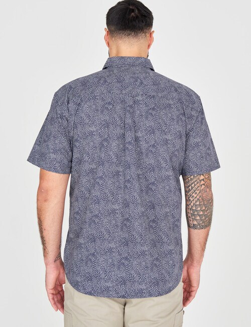 Logan Thayer Short Sleeve Shirt, Charcoal product photo View 02 L