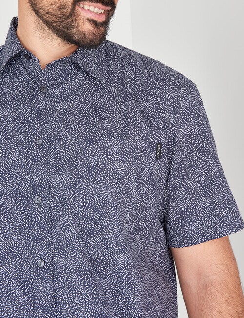 Logan Thayer Short Sleeve Shirt, Charcoal product photo View 04 L