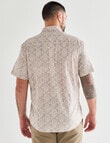 Logan Ceasar Short Sleeve Shirt, Taupe product photo View 02 S