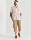 Logan Ceasar Short Sleeve Shirt, Taupe product photo View 03 S