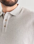 Logan Turt Short Sleeve Polo Shirt, Taupe product photo View 05 S