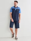 Line 7 Navigate Short Sleeve Polo, Blue product photo View 03 S