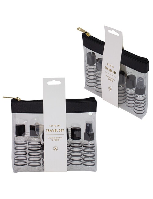 Tender Love + Carry Travel Pouch With Bottles, Black product photo