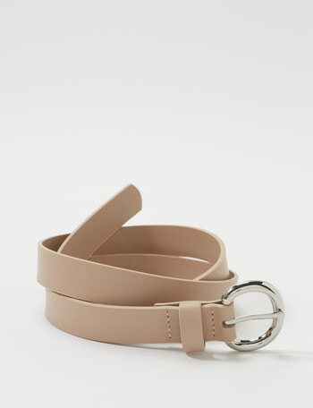 Whistle Thin Belt, Beige product photo