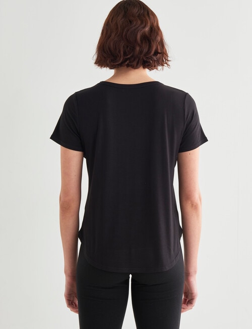 Bodycode Relaxed Short Sleeve Tee, Black product photo View 02 L