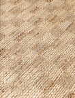 M&Co Block Check Jute Rug, Natural, 200x300cm product photo View 04 S