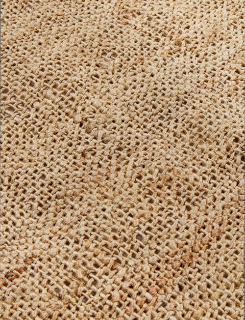 M&Co Woven Jute Rug, Natural, 200x300cm product photo View 04 L