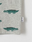 Mac & Ellie Crocodile Tank Top, Grey Marle product photo View 03 S