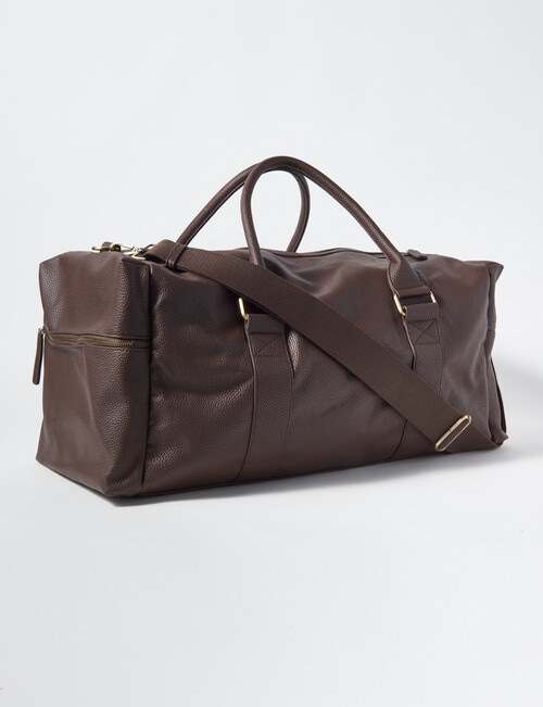 Laidlaw + Leeds Weekend Bag, Chocolate product photo