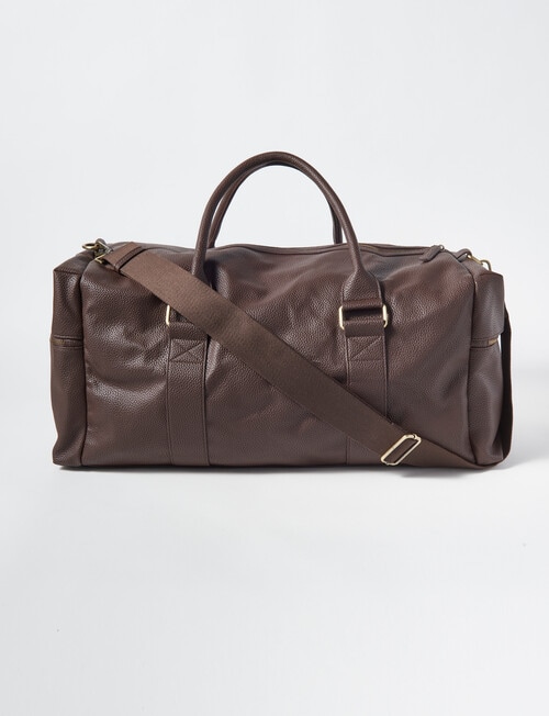 Laidlaw + Leeds Weekend Bag, Chocolate product photo View 02 L