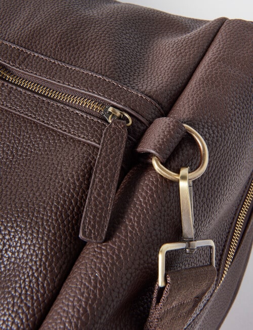 Laidlaw + Leeds Weekend Bag, Chocolate product photo View 04 L