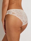 Perfects Lace & Micro Bikini Brief, Ivory, 8-16 product photo View 02 S