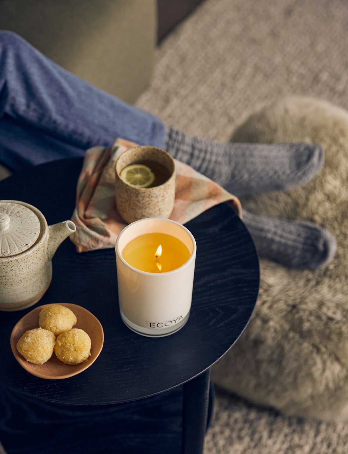 Ecoya Eucalyptus & Patchouli Madison Candle Candles & Home Fragrance