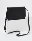 Whistle Accessories Bobbi Flap Crossbody Bag, Black product photo