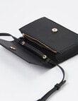 Whistle Accessories Bobbi Flap Crossbody Bag, Black product photo View 07 S