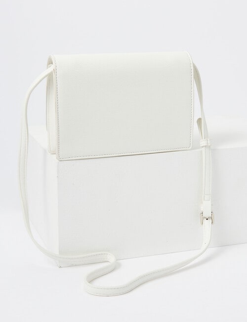 Whistle Accessories Bobbi Flap Crossbody Bag, Cream product photo View 02 L