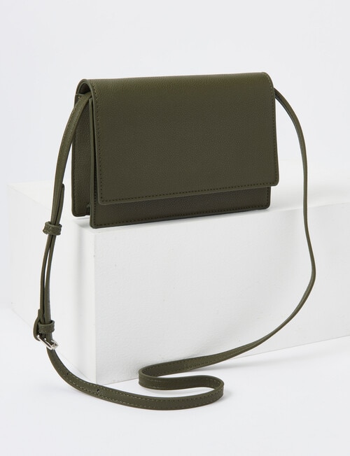 Whistle Accessories Bobbi Flap Crossbody Bag, Olive product photo