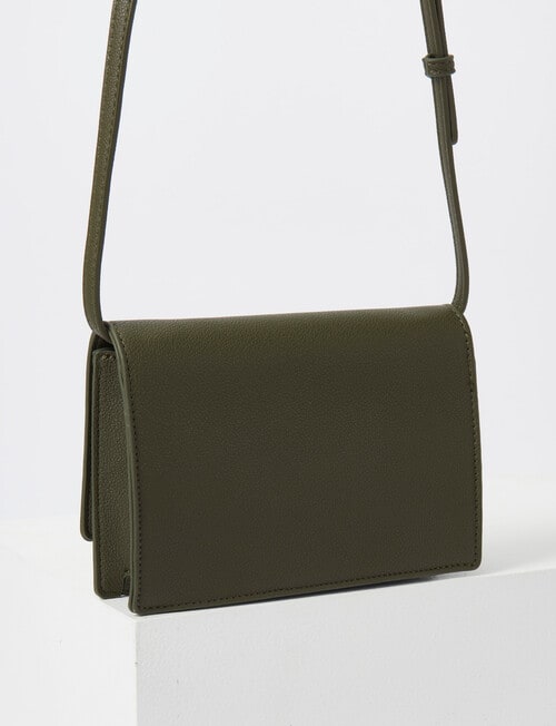 Whistle Accessories Bobbi Flap Crossbody Bag, Olive product photo View 06 L